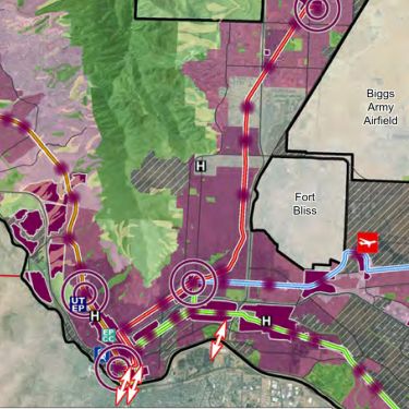 El Paso future land use map